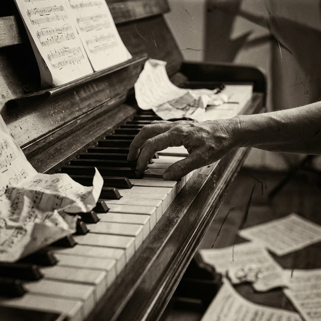 Piano practice struggle